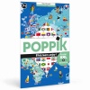 Autocolantes e Poster Discovery Bandeiras do Mundo - Poppik