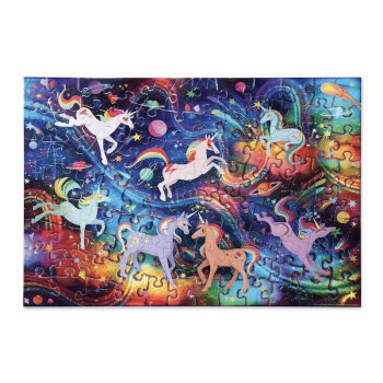 Puzzle Unicorn Galaxy 100 peças - Crocodile Creek