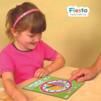 Aprender as horas-Atividade Magnética - Fiesta Crafts