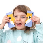 Puzzles On-the-Go Meias caras - Bananan Panda. Os primeiros puzzles de simetrias a partir dos 15 meses