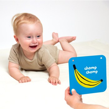 Alto Contraste Baby Cards 2 - Banana Panda