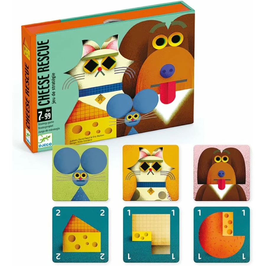Jogo de cartas cheese rescue - Djeco