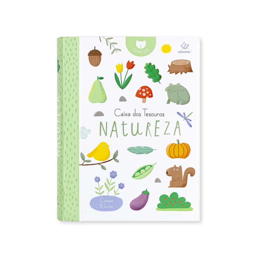 Caixa dos tesouros - Natureza - Edicare. A primeira coleção do bebé