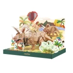Puzzle 3D Triceratops - mierEdu