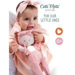 Coelha Lucy com jardineiras de linho - Cotti Motti - Orange Toys