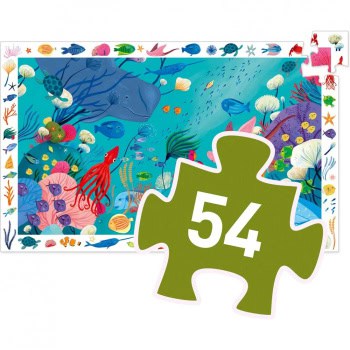 Puzzle de Observação Aquático 54 peças - Djeco