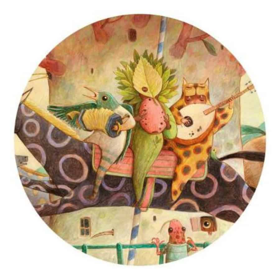 Puzzle Gallery Wonderful Ride 100 peças - DJECO Puzzle Gallery Wonderful Ride 100 peças - DJECO