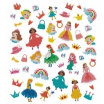 Autocolantes com Relevo Princesas - Puffy Stickers - Avenir