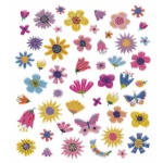Autocolantes com Relevo Jardim - Puffy Stickers - Avenir