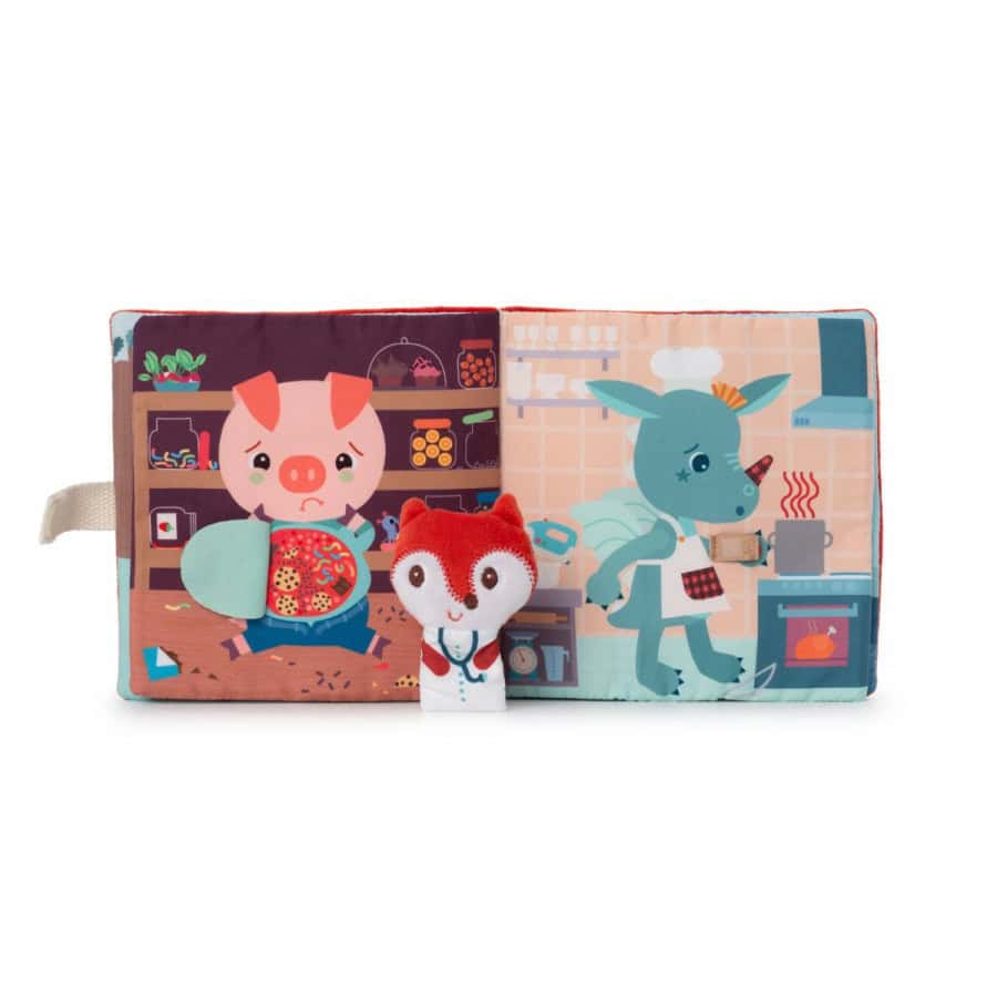 Livro de Pano Alice Médica - Lilliputiens Livro de Pano Alice Médica - Lilliputiens