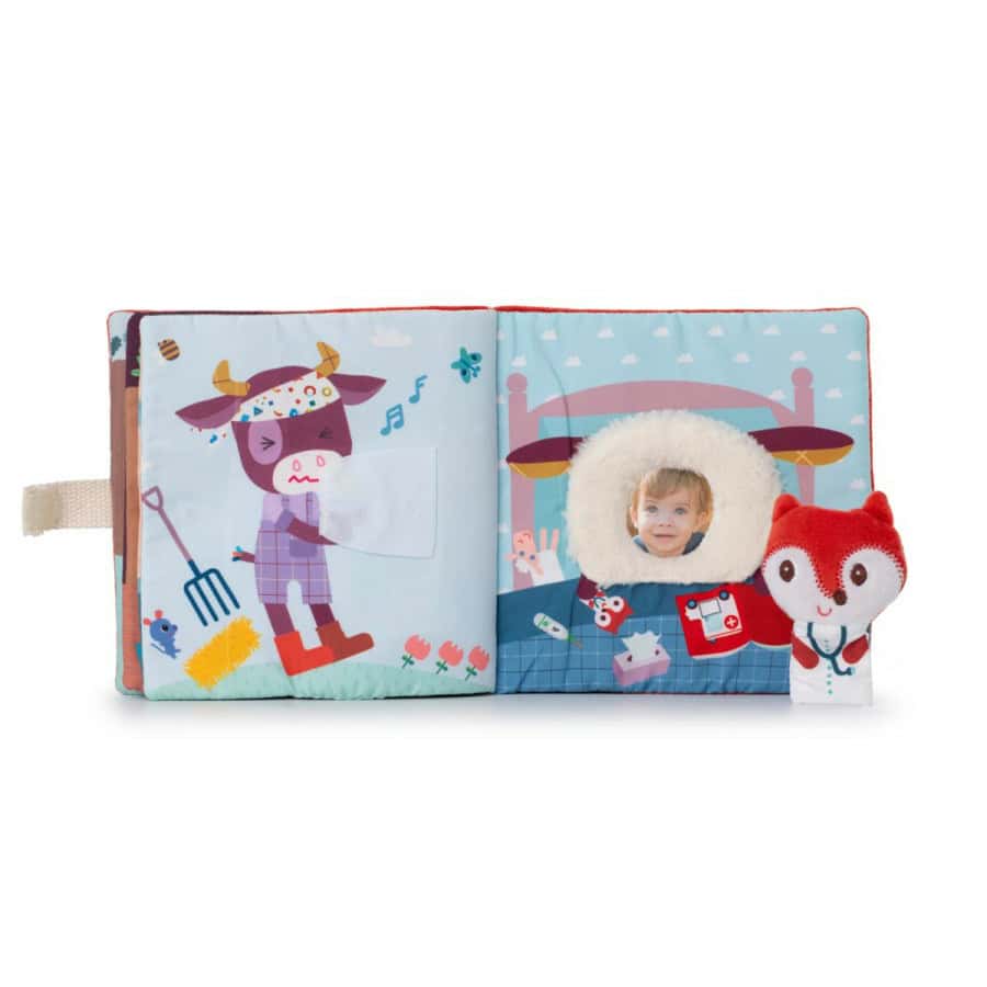 Livro de Pano Alice Médica - Lilliputiens Livro de Pano Alice Médica - Lilliputiens