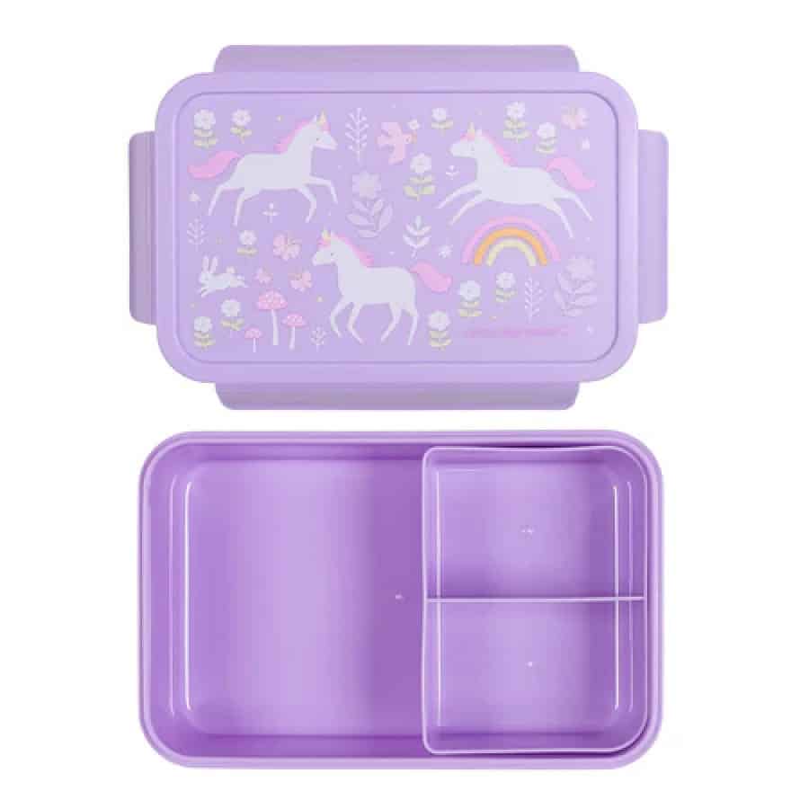 Lancheira Bento Box Unicorn Dreams - A Little Lovely Company Lancheira Bento Box Unicorn Dreams - A Little Lovely Company