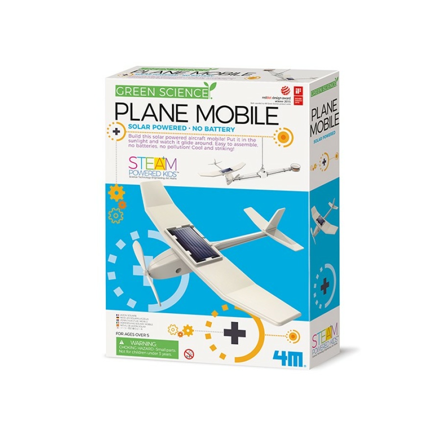 Kit Green Science Plane Mobile - 4M