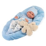 Boneco Nico com almofada e urso - Llorens