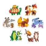 Puzzles Baby Animals - Banana Panda