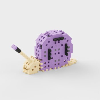 Mini Waffle Nature Caracol - Marioinex