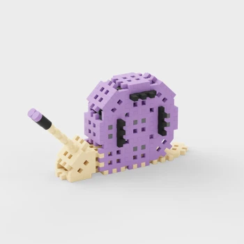 Mini Waffle Nature Caracol - Marioinex