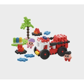 Mini Waffle City Camião de Bombeiros – Marioinex Mini Waffle City Camião de Bombeiros - Marioinex