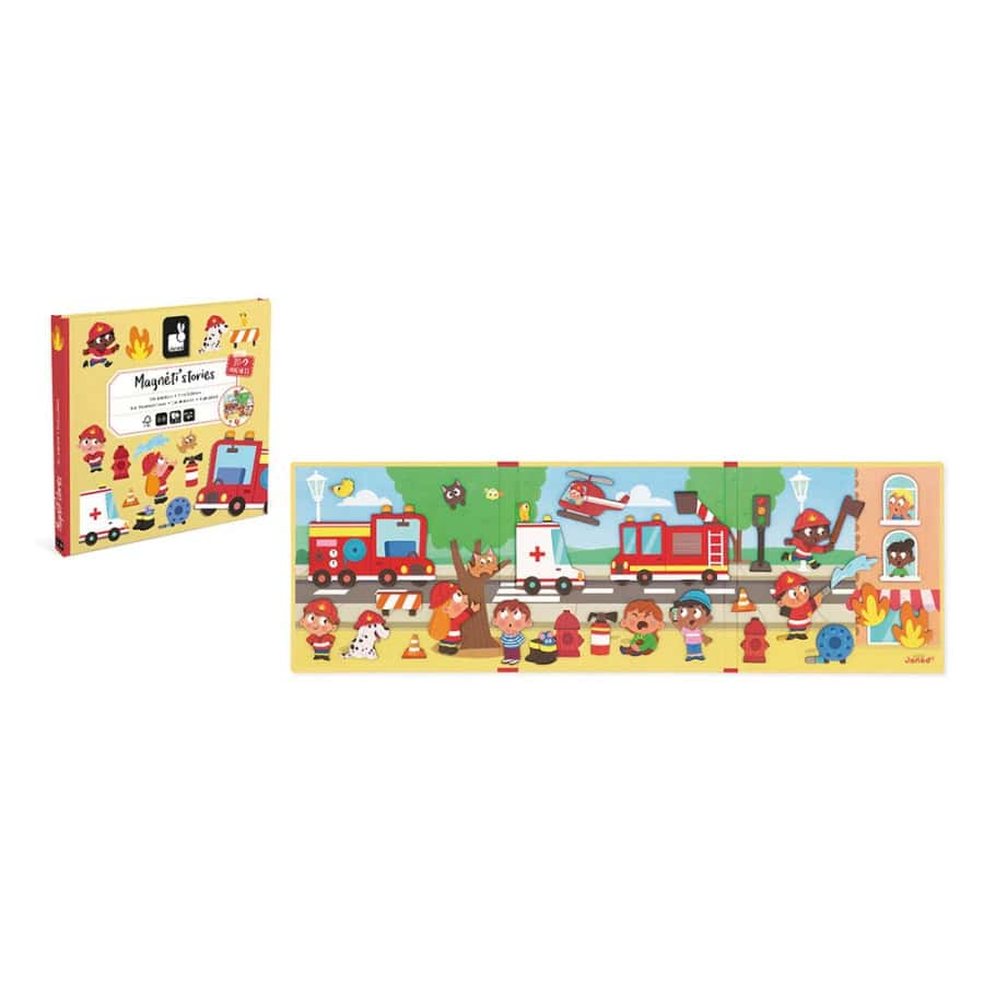 Histórias Magnéticas Os Bombeiros - Janod Histórias Magnéticas Os Bombeiros - Janod