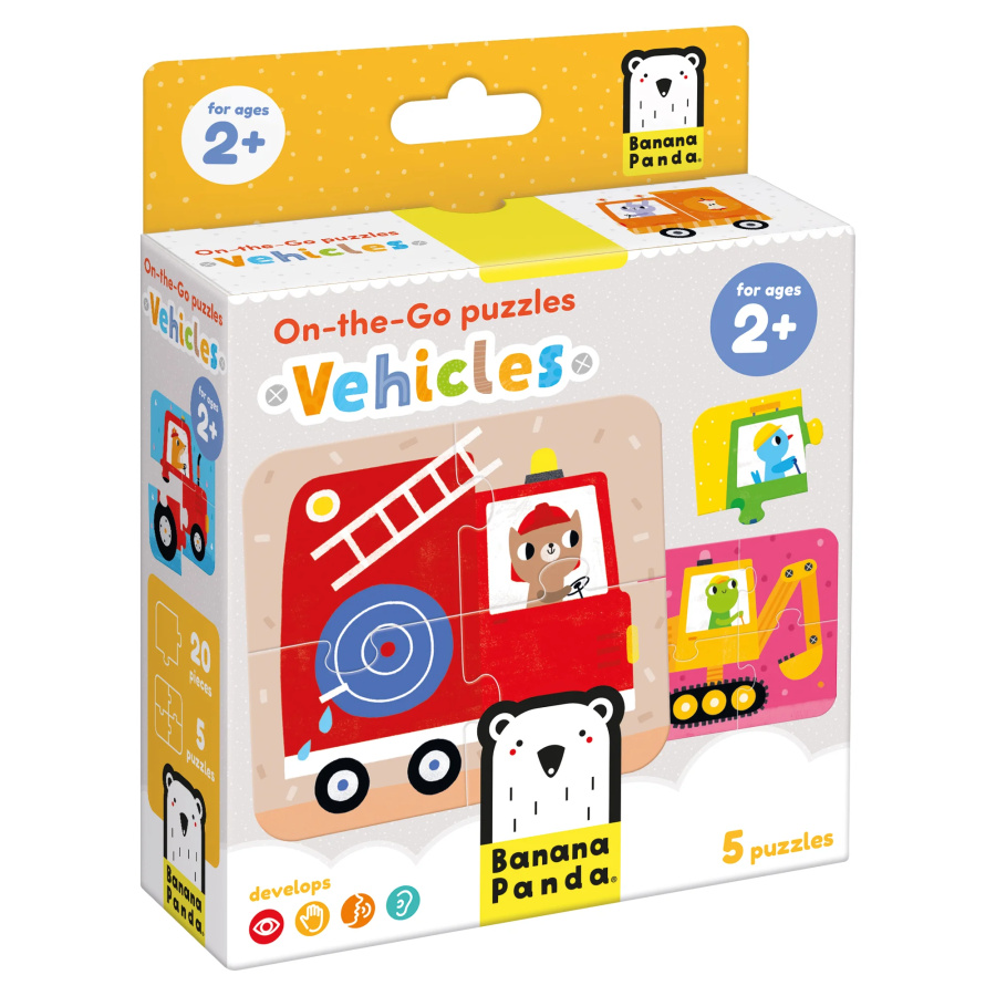 On-the-Go Puzzles Veículos - Banana Panda