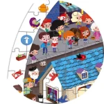 Puzzle de Observação Bombeiros - Janod