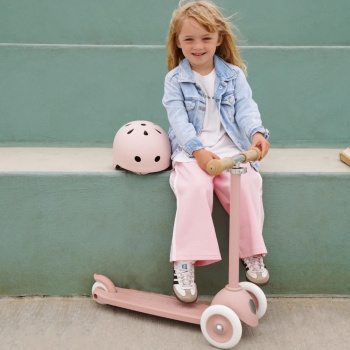 Capacete Infantil Banwood Rosa Claro – Banwood Capacete Infantil Banwood Rosa Claro - Banwood