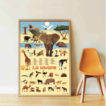 Autocolantes e Poster Discovery Savana - Poppik