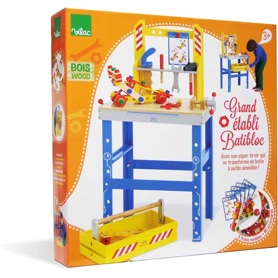 Bancada de ferramentas Batibloc - Vilac Bancada de ferramentas Batibloc - Vilac