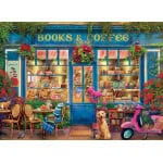 Puzzle Books & Coffee - 1000 peças- Eurographics