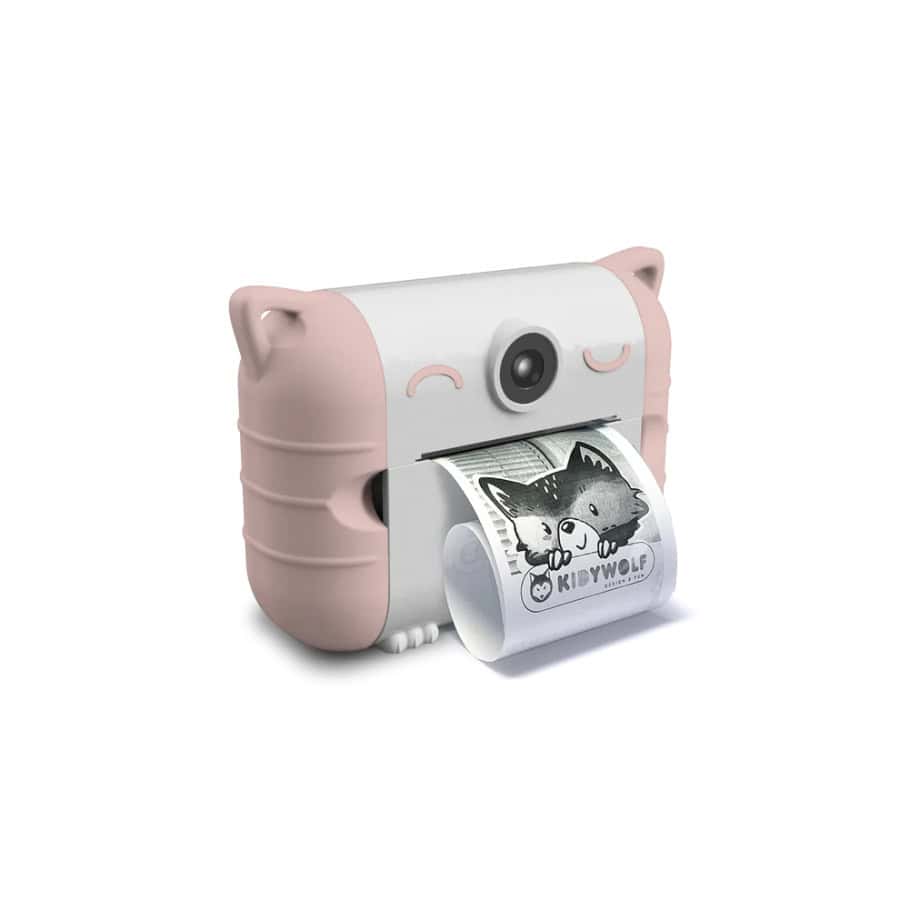 Máquina Fotográfica com Impressão | KIDYPRINT Rosa- KIDYWOLF