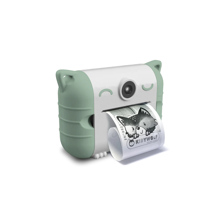 Máquina Fotográfica com Impressão | KIDYPRINT Verde - KIDYWOLF