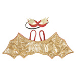 Asas de Dragão Vermelho e Máscara - Souza for Kids!